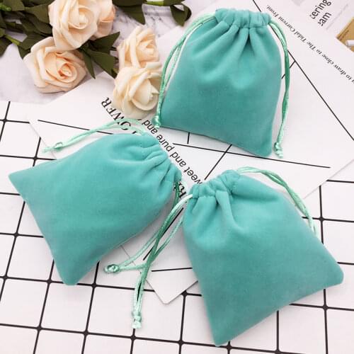 100pcs/lot CBRL high quality velvet drawstring jewelry bag pouch for phone jewelry gift packaging