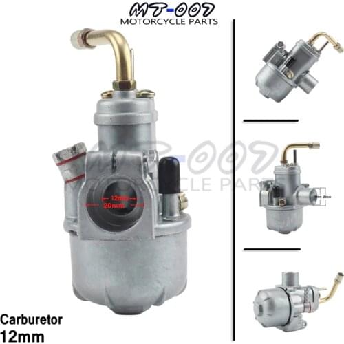 12mm Carburetor Puch for Moped Bing Style Carb Stock Maxi Sport Luxe Newport Cobra Carburettor