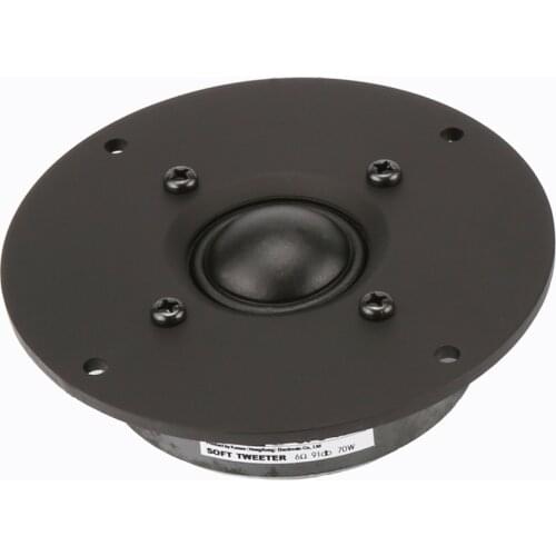 4" inch 100mm 6ohm 70W Hifi Silk Cloth Dome Tweeter Treble Speaker Loudspeaker Horn Trumpet JX-SPC-1341