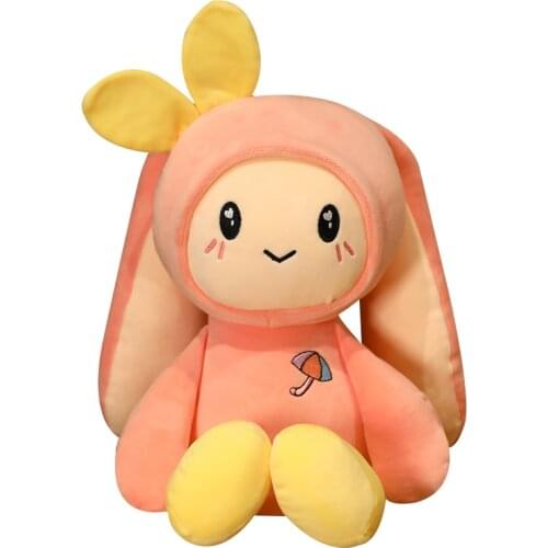 50-95cm Creative Cute Rabbit Sunny Rain Toys Stuffed Lovely Animal Plush Doll for Kids Children Soft Pillow Nice Gifts for Girls