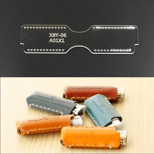 Lighter Bag Storage Bag Acrylic Leather Template Practical Leather Craft Pattern Stencil DIY Handmade Leather Durable Mold