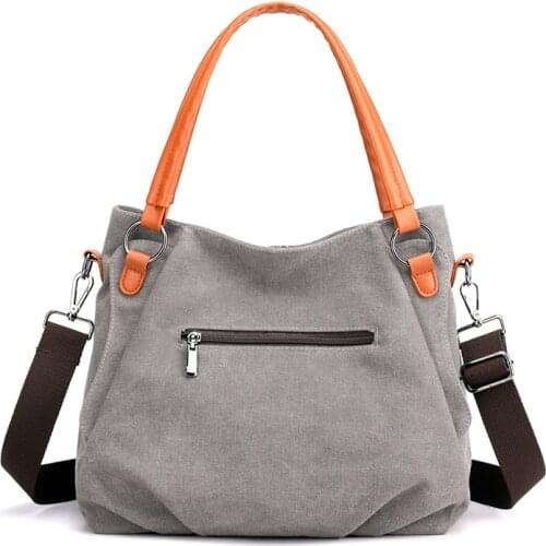 PURFAY Canvas Designer Women Shouder Bag Travel Handbag Small Crossbody Bag mini Messenger Bag Lady Office Bag