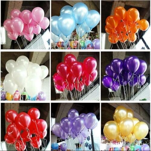 HAPPY TOGETHER Random Mix colorful 200 Pieces Round Shaped Latex Balloon Party Wedding Decoration Wholesale and Retail Sale