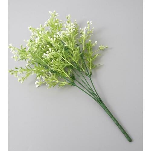 Floral Artificial Plant Greenery Garden Decor Realistic Potted Houseplant