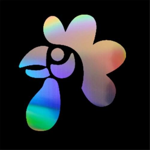 Crest Rooster Sticker Car Motorcycle Laptop Window Removable Vinyl Wall Decal