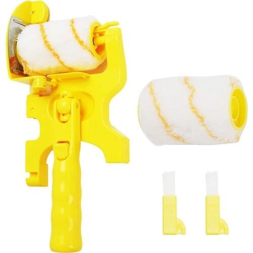 Paint Edger Roller Brush Paint Edger Combo Kit, Clean-Cut Paint Edger Roller Brush, Paint Brushes Safe Tool