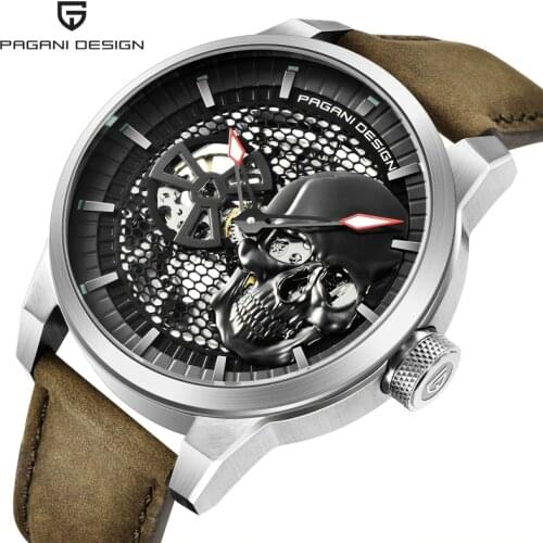 2020 New Luxury Brand PAGANI DESIGN Mens Mechanical Watches Skeleton Tourbillon Watch Men Waterproof Watch Men Relogio Masculino