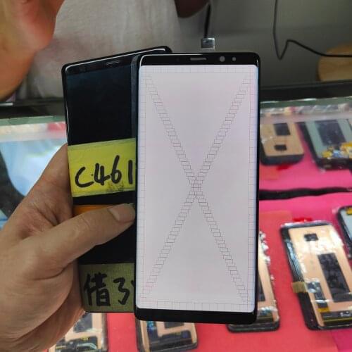 Original used LCD For SAMSUNG Galaxy Note8 with burn Touch Screen For Samsung Galaxy Note 8 N9500 N950F LCD Replacement