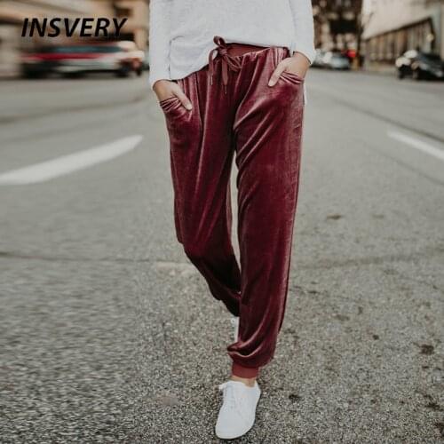 Autumn Winter Joggers Wide Leg SweatPants Women Trousers Plus Size High Waist Pants Pocket Drawstring Casual Pant Female Fall