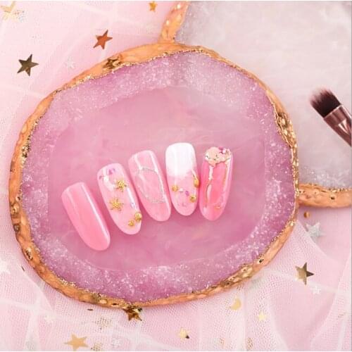 Nail Art Palette, Acrylic Gel Polish Holder Drawing Color Paint Dish Glue Pallet Display
