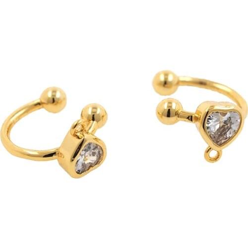 Punk Gold Metal Earring Cartilage Clip Women Do Not Wear Ear Holes C-Shaped Earring Accessories