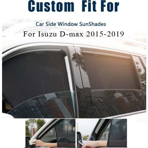 Customize travel Car Sun Shade UV Protection Car Curtain Car Side Windows Sun Visor Shield Sunshade for Isuzu D-max 2015-2019
