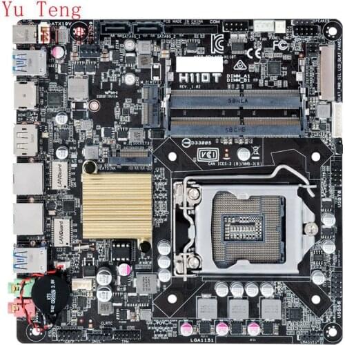 Suitable for ASUS H110T MINI-ITX dual network card all-in-one motherboard 100% test ok send