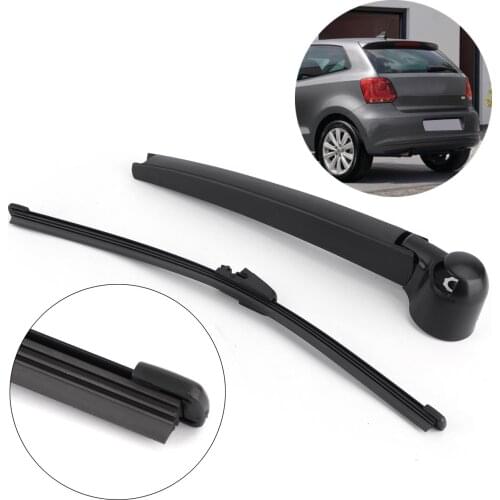 Areyourshop Rear Window Windshield Wiper Arm Blade For Polo (9N_) 1.2 12V 1.4 16V FSI 6Q6955425A 6Q6955707C Car Auto Parts