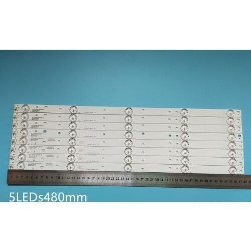 LED Backlight strip 5 Lamp For PHILIPS 50"TV D50-F2000 JS-D-JP5020-A51EC B51EC