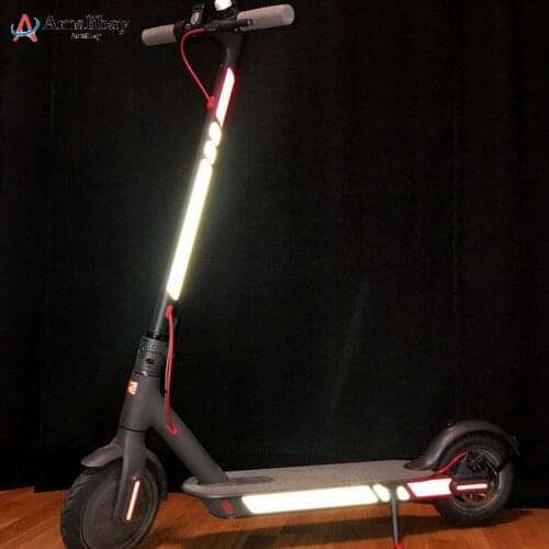 M365 Reflective Stickers Night Safety Warning Sticker for Xiaomi M365 Pro M187 Electric Scooter Skateboard M365 Pro Accessories