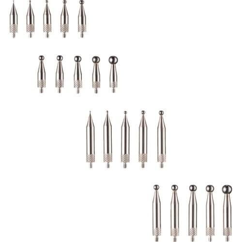 TungstenSteel Ball Dial Indicator Probe Contact Points for Digital and Dial Indicators M2.5 Thread