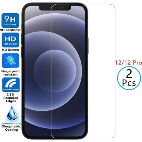 Protective tempered glass for iphone 12 pro screen protector on i phone 12pro iphone12 iphone12pro 6.1 safety film aiphone iphon