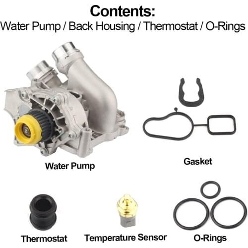 06H121026BA 06H121026DD Aluminum Thermostat Engine Water Pump Repair For Audi A3 A4 Q5 TT VW CC Tiguan Jetta Golf GTI