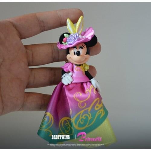 1PCS 11.5cm Exquisite workmanship Disney Minnie dress ball style Japanese paradise collection ornament Pendant