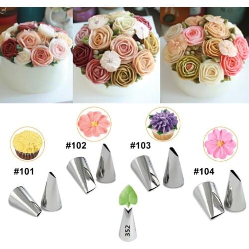 1PCS Leaf Leaves Cream Stainless Steel Icing Piping Nozzles Cake Cream Decorating Cupcake Pastry Tips Cake Decorating Tools