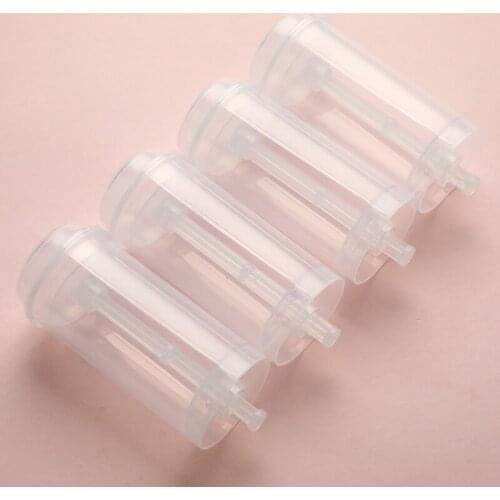 10Pcs Pushable Cake Holders Diy Push Cake Mold Cylinder Shaped Cake Pusher Push Pops Plastic Containers with Lids