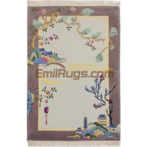 2x3ft different color with same design in stock persian style handmade silk carp