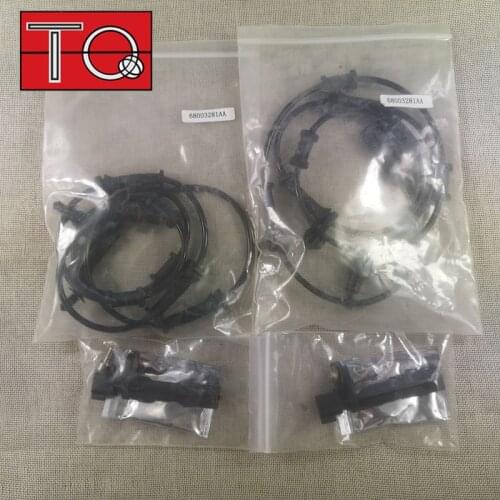 4 X ABS Wheel Speed Sensor Front-Rear Left/Right For 2007-2017 68003281AA 52125003AB 68003281AB 68003281AC
