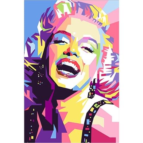 5D DIY Diamond Painting Colorful Singer Diamond Embroidery Cross Stitch Mosaic Rhinestone Home Decor Handmade Craft Gift