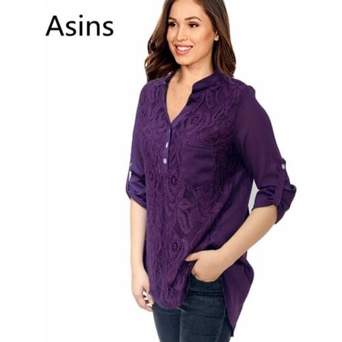 Кружевные блузки Asins China At AliExpress