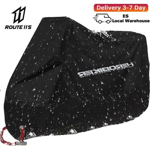 HEROBIKER Motorcycle Cover WaterproofIndoor Scooter Cruisers Street Sport Bike Cover UV Protection Motorbike Rain Cover Outdoor