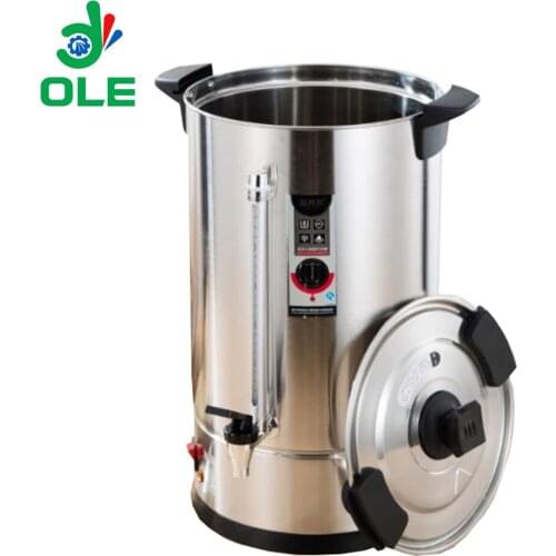 Double Layer 30-110 Degrees Celsius 15L 25L With Tap Wax Melters Wax Pot For Soy Candles