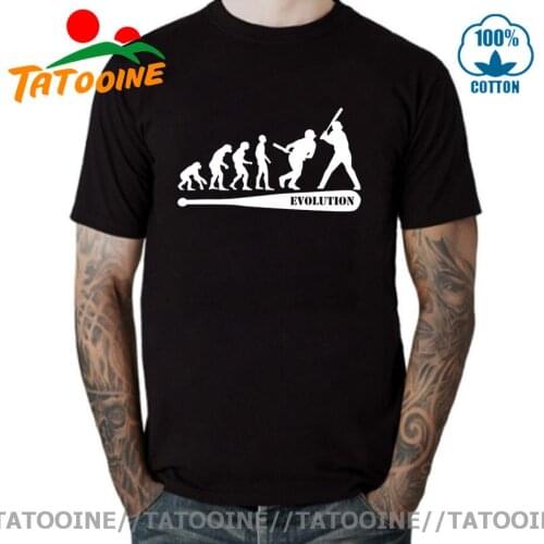 Tatooine Baseball Evolution T shirt men Funny Evolution of Baseballers T-shirt Baseball Player Team Sports League Gift Tee shirt