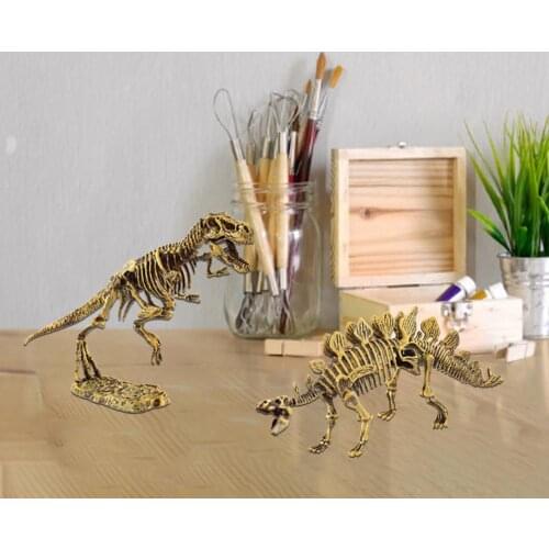 Dinosaur Simulation Design DIY Assembly Educational Model Toy Gift Kids Home Decor Tabletop Ornaments