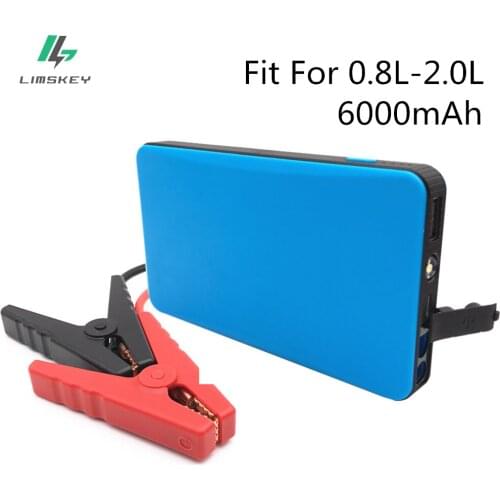New Mini Portable 12V Car Battery Jump Starter Auto Jumper Engine Power Bank Starting Up To 2.0L Car Start