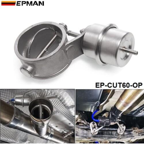 NEW Vacuum Activated Exhaust Cutout / Dump 60MM Open Style Pressure: about 1 BAR For BMW 5 Series E39 525i EP-CUT60-OP