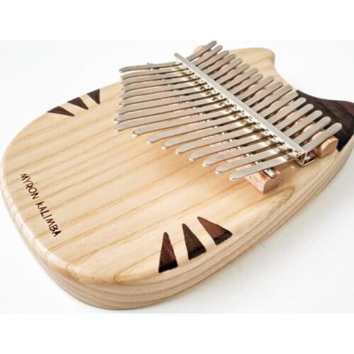 Portable Pickup Kalimba Solid Wood Thumb Piano High Quality Kalimba Key Fingers Teclado Musical Musical Instruments DE50MZ
