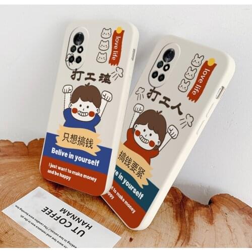 Simple To Make Money Phone Case For Huawei Nova8 8Pro 8SE Nova 7 7Pro 7SE 6 6se 5 5Pro 5Z 5I 5Ipro 5T 4 4E Silicone Cover