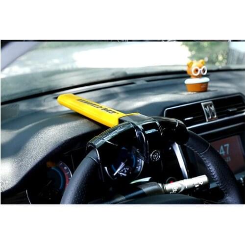 Car security Anti-Theft Steering Wheel Lock Car/Van Security detector Rotary Steering Wheel Lock-High Visibility New Style Lock