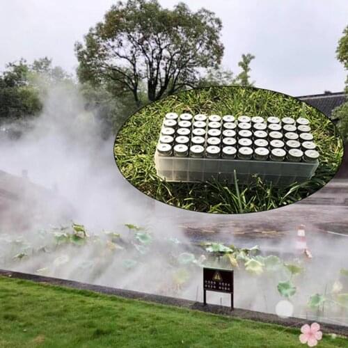 S008 High pressure dry fog atomizing nozzle micro-fog sprayer for park landscape misting 0.1mm 0.15mm water mist spray nozzle