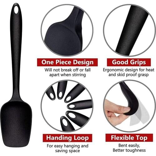 Silicone Spatula Resistant Spatula Professional for Nonstick Cookware Special for Cooking Baking Mixing