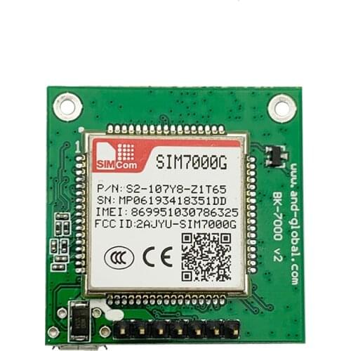 In stock! Breakout board SIM7000G LTE-FDD LTE-TDD and Quad-Band GPRS/EDGE LTE CAT-M1 and NB-IoT Module competitive with SIM800F