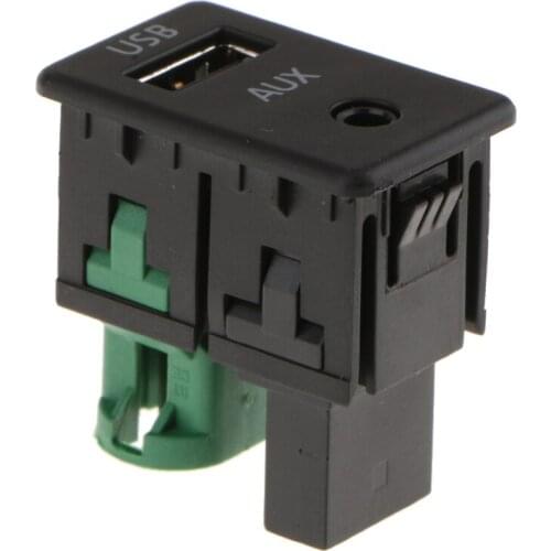 Car USB AUX Auxiliary Input Switch Button Fit for RCD510+ RCD310+ RCD300