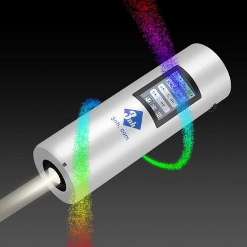 3nh portable 2 in 1 colorimeter and cellphone colorreader CR2 with APP 8mm Aperture dual optical path sensor