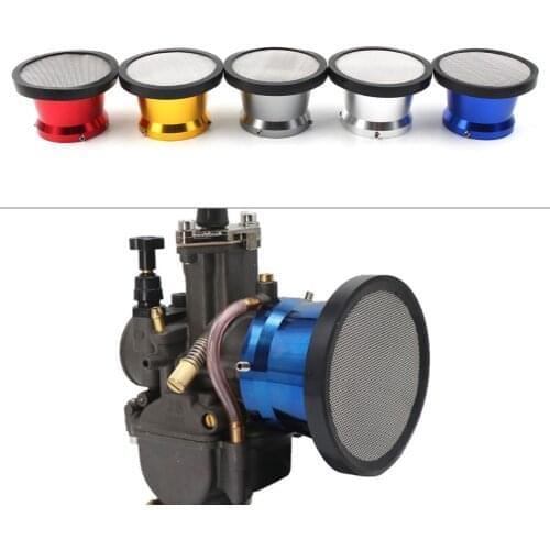 50mm Carburetor Air Filter Horn Cup With Net Funnel Velocity Stacks For For PWK21 24 26 28 30 PE28 30 Carb