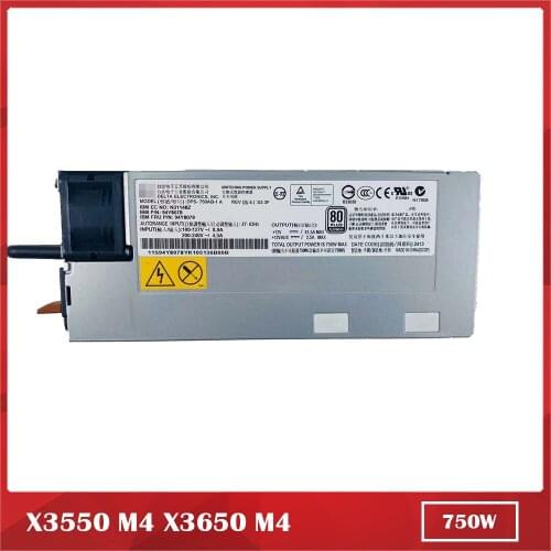 Server Power Supply for IBM X3550 M4 X3650 M4 94Y8071 43X3313 94Y8079 94Y8086 750W