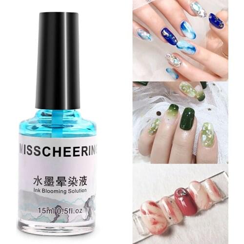 Ink Nail Polish Liquid Gradient Water Dyed Nail Polish Nail Art Gel Marble Lacquer Varnish Manicure Nail Decoration Tool TSLM1