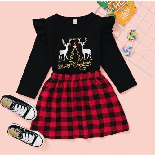 Baby Red Black Plaid Print Dress Spring Autumn Clothing Christmas Toddler Infant Baby Girl Xmas Long Sleeve Dress