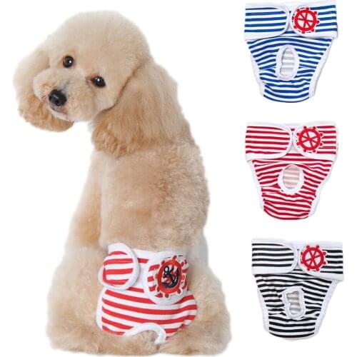 Pet Physiological Pants Washable Female Dog Diaper Sanitary Shorts Panties Dog Clothes Underwear Briefs Pet Products