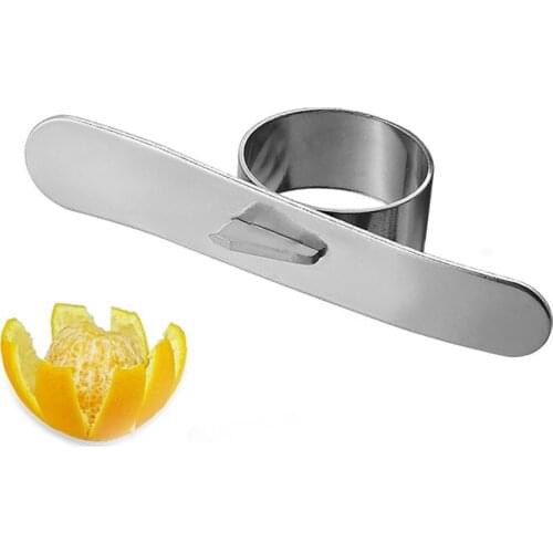 GODWJ Stainless Steel Orange Ring Finger Peeler Orange Snail Orange Pomegranate Peeler Grapefruit Peeler Kitchen Accessories